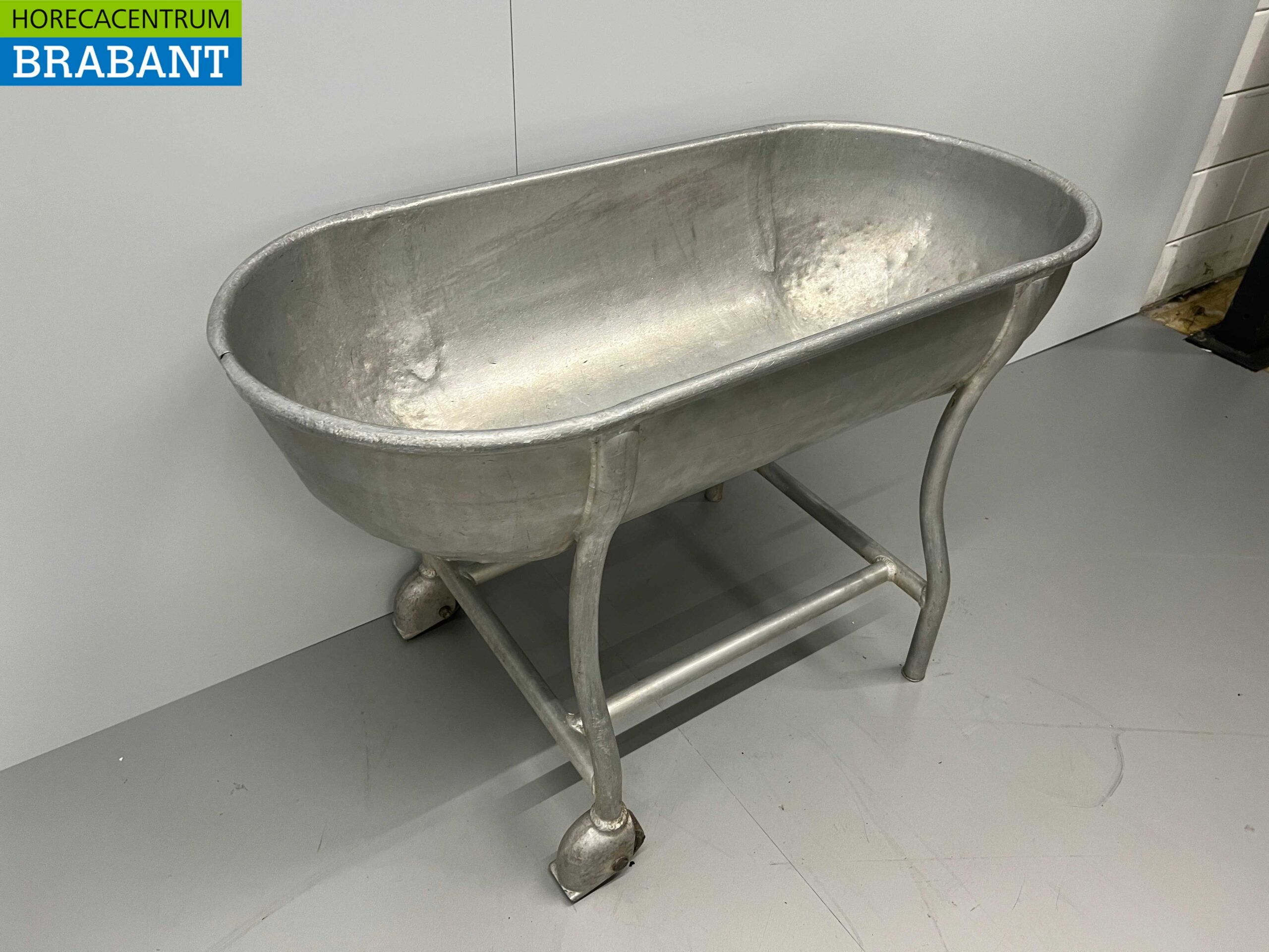 Mobile aluminum meat tub tub mixing tray 124 cm Butchery Catering ...