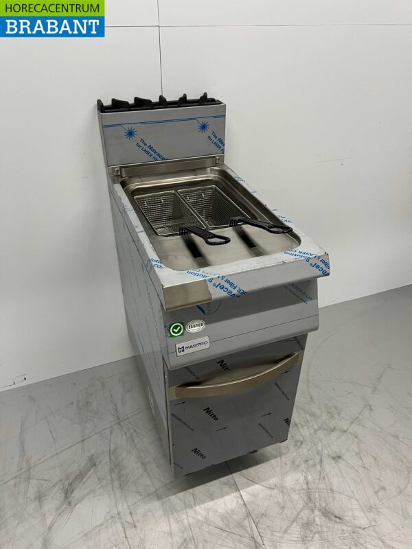 Stainless steel Mastro Fryer fryer 15 liters 15 kW GAS Catering - Image 2