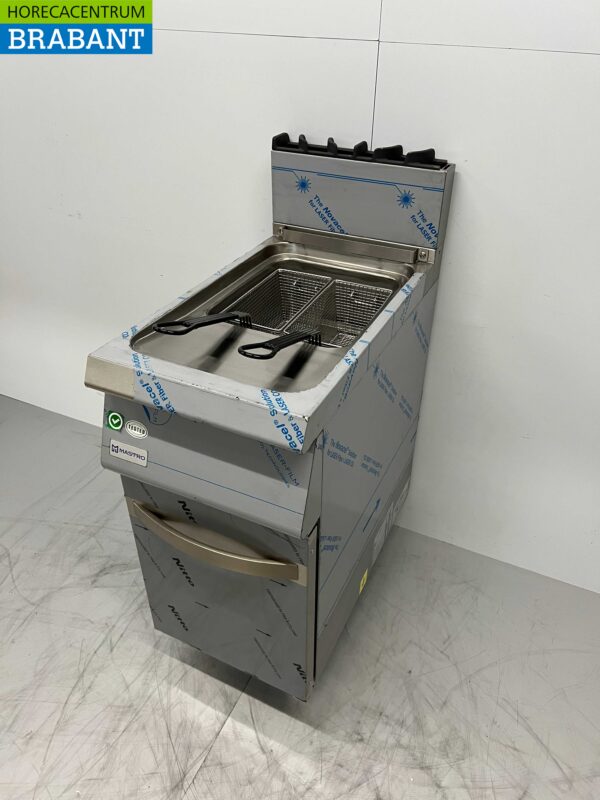 Stainless steel Mastro Fryer fryer 15 liters 15 kW GAS Catering - Image 3