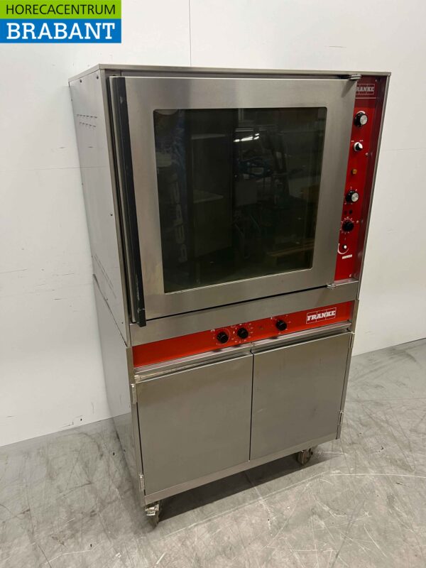 Stainless steel Mobile Franke Bake-off oven with proofing cabinet 60/40 cm 400V Horeca - Image 3