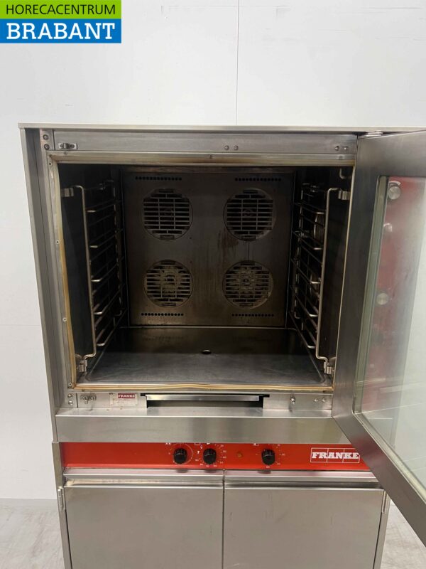 Stainless steel Mobile Franke Bake-off oven with proofing cabinet 60/40 cm 400V Horeca - Image 4