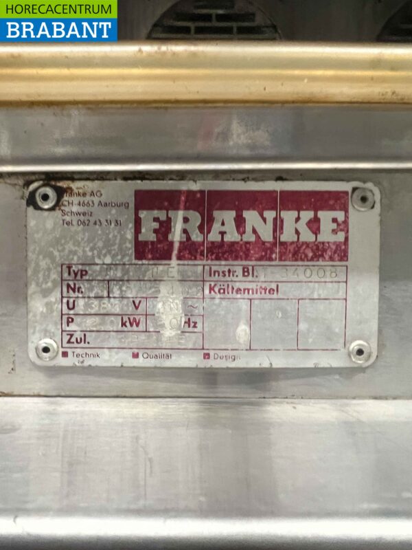 Stainless steel Mobile Franke Bake-off oven with proofing cabinet 60/40 cm 400V Horeca - Image 6