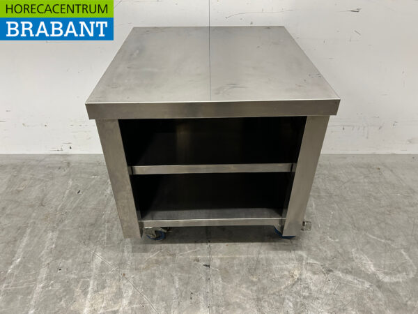 Stainless steel Henkovac Plus-2 Wheeled Lower Cabinet Undercarriage Vacumizer 54 cm Horeca